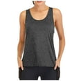 thumbnail image 2 of Fesfesfes Ladies T Shirts Women Sports Yoga Blouse Wide Back Muscle Racerback Tank Fitness Tops Short Sleeve Tops for Women 2XL(US:12), 2 of 7