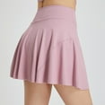 thumbnail image 4 of SWSMCLT Women's High Waisted Scooter Cute Skort Skirt Running Stretch Soft Summer Culottes Athletic Elastic Waist Pink 4-6, 4 of 4