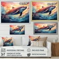 thumbnail image 4 of Designart "Winter Forest View from Window I" Oversized Landscapes Wall Art - Traditional White Winter Landscape Bedroom Canvas Wall Art, 4 of 4
