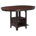 thumbnail image 3 of Lavon 5-piece Oval Counter Height Dining Set Light Chestnut, 3 of 12