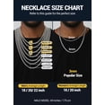 thumbnail image 5 of PROSTEEL Chain Neckalce for Men Women 6mm 20 inch Male Wheat Silver Chain Stainless Steel Jewelry Gift for Fathers Day Birthday Graduation for Husband Dad Son, 5 of 8