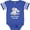 Football Blue and White, variant on Inktastic My Grandma Loves Me Cute Elephants Clouds Moon and Stars Boys or Girls Baby Bodysuit