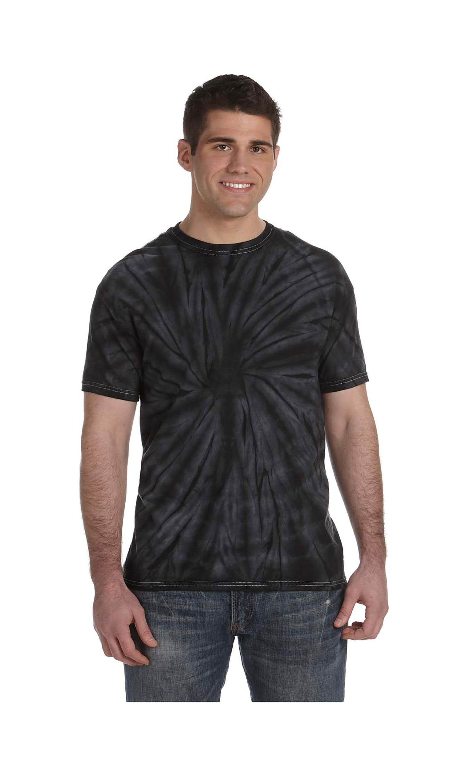 TieDye TieDyes Men's ReactiveDyed Flat Collar TShirt, Style T1001