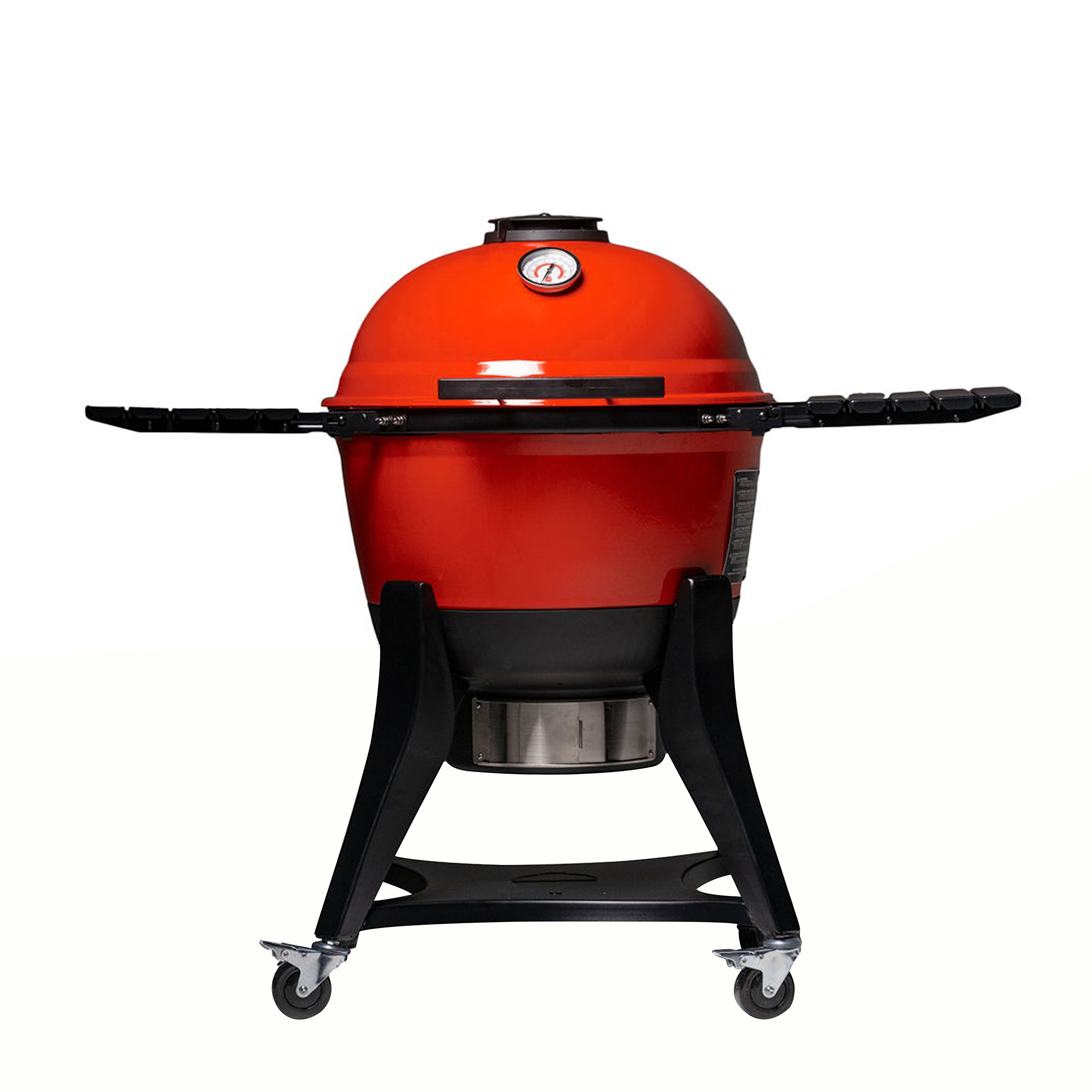 Kamado Joe Kettle Joe 22 in. Charcoal Grill in Red with Hinged Lid, Cart, and Side Shelves - image 3 of 12