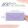 thumbnail image 4 of shiyou-Business Envelopes, 100-Pack #10 Envelopes, 4 1/8 x 9 1/2 Inches, 10 Pastel Colors, 4 of 4
