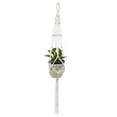 thumbnail image 2 of Juego de 4 colgadores de plantas para colgar en la pared de interior, cesta decorativa para macetas con 4 ganchos para decoración del hogar en interiores y exteriores, caja de regalo, 2 of 8