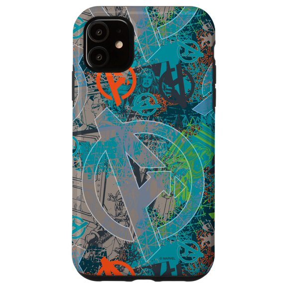 Funda para teléfono Marvel Avengers Black Widow Iron Man iPhone 11