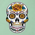 thumbnail image 5 of Wild Bobby Day Of The Dead Sugar Skull Pop Culture Women Racerback Tank Top, Mint, X-Large, 5 of 5