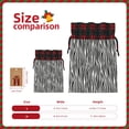 thumbnail image 3 of Rocae Zebra Skin Print Christmas Drawstring Linen Gift Bag with Drawstrings Treat Bag Goody Present Bags for Christmas Party Favor, 3 of 8