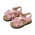 thumbnail image 3 of Gubotare Sandals for Girls Boys Girls Open-Toe Outdoor Summer Sandals (Toddler/Little Kid/Big Kid) Size 10 (Pink,Little Kids 10), 3 of 6