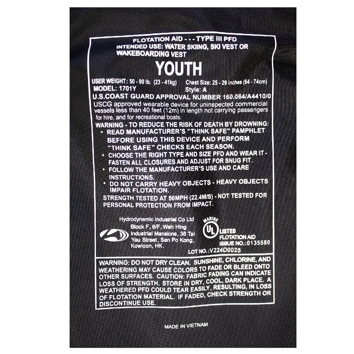 Kemp Universal Life Jacket