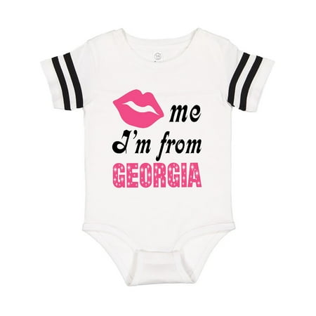 

Inktastic Georgia Cute Kiss Me Gift Baby Girl Bodysuit