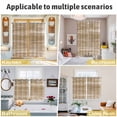 thumbnail image 5 of Brown Kitchen Curtains Window Panels, Vintage Modern Abstract Art Ombre Insulated Window Treatment Curtain, Grommet Curtains for Bedroom/Living Room/Bathroom, 2 Piece 42"Wx54"L, 5 of 8