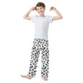 thumbnail image 3 of joogoo Leopard Pattern White Pajama Pants Pj Bottoms Sleepwear Lounge XL, 3 of 9