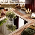 thumbnail image 5 of Easy4Home 40"x30" Rectangular Bathroom Mirror with Wooden Frame Decorative Wall Mounted Mirror, White, 5 of 6