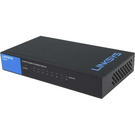 UPC: 0722868997666 | Linksys 8-Port Wired Gigabit Switch (SE3008)