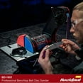 thumbnail image 3 of BUCKTOOL Combination 1" x 42" Belt Sander 8" Disc sander Bench Belt Disc Sander with 5.0A Brushless Motor, BD1801, 3 of 9