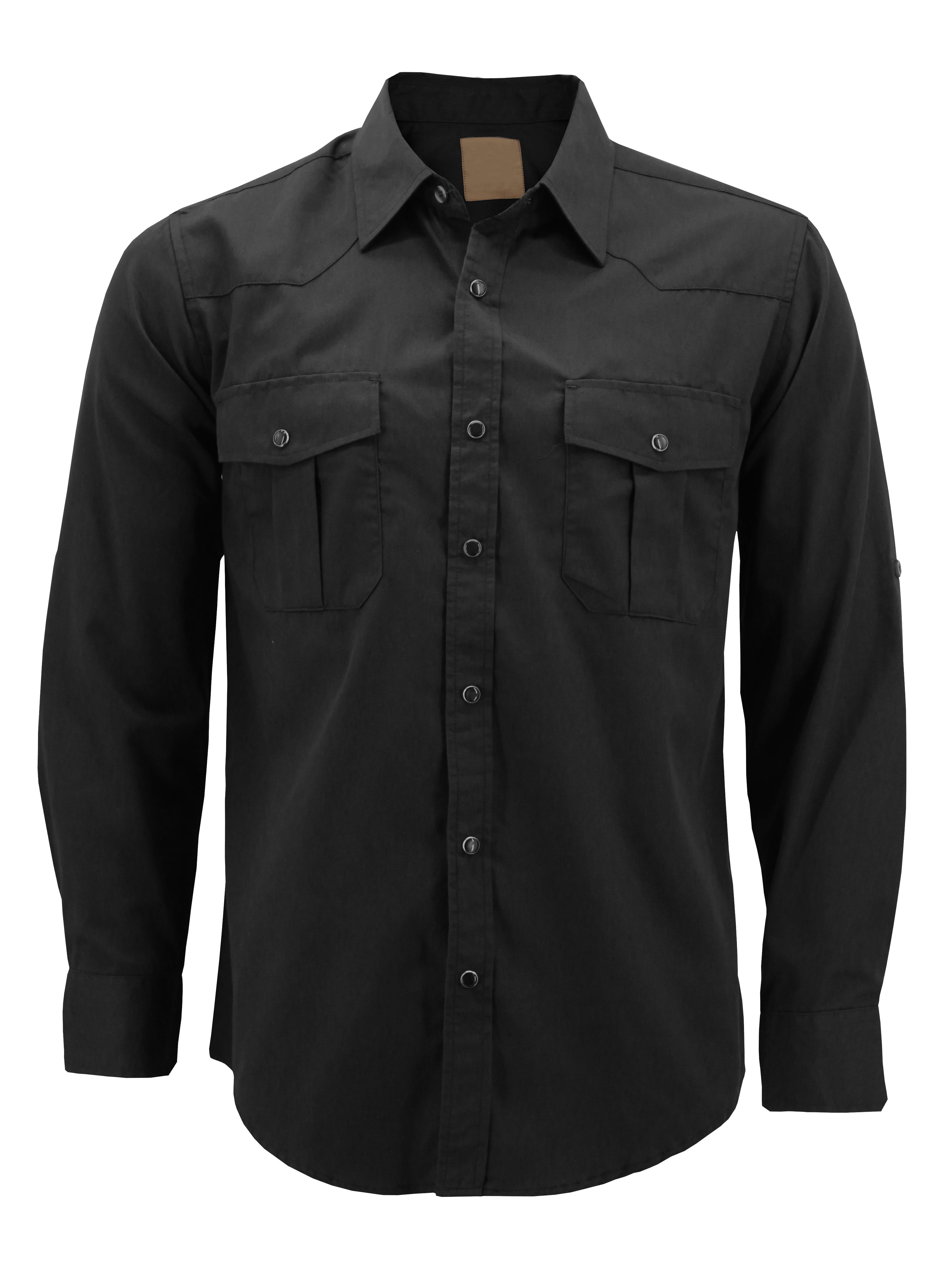 mens black dress shirt outfit