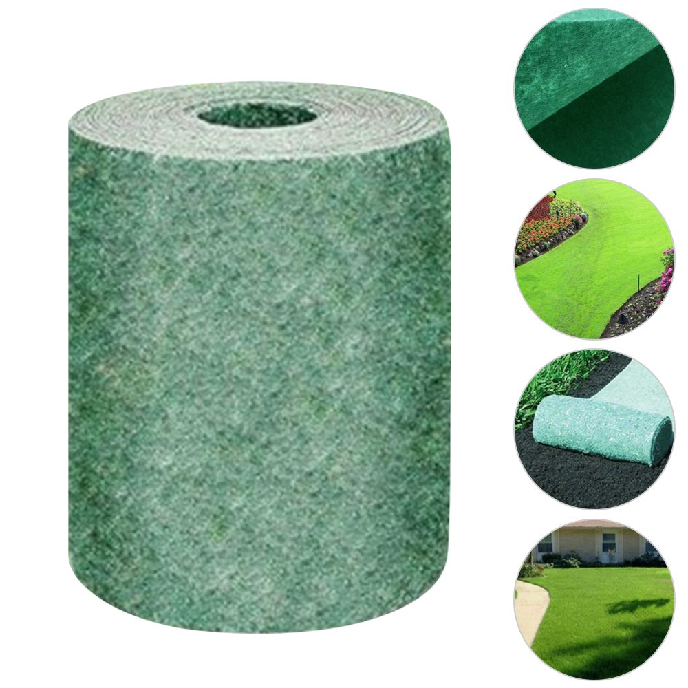 Fyeme 2 Pcs Biodegradable Grass Seed Mat Green Grass Seed Mixture