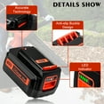 Black & Decker Power Tools Replacement Battery, 2500mAh 40V Max
