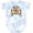 Tie Dye Blue, variant on Inktastic My First Oktoberfest with Pretzel and Banner Boys or Girls Baby Bodysuit