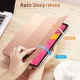 thumbnail image 4 of New iPad Pro 11 Case 2020 with Hard Back Cover -Transparent Lightweight Stand Case with Auto Sleep/Wake Feature ROSE GOLD, 4 of 8