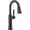 Matte Black, variant on Delta 9984Tl-Dst Renaldi 1.8 GPM Single Hole Pull Down Touchless Bar Faucet - Black