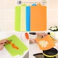 thumbnail image 2 of MasteelfCA 4pcs Flexible Cutting Board Mat Plastic Chopping Board with Non-Slip Textured Grip, 2 of 6