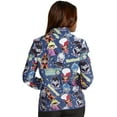 thumbnail image 3 of Tooniforms Scrubs Jacket For Women Packable Print TF320, 3 of 7