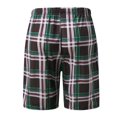 thumbnail image 5 of pxiakgy jeans for men mens fashion casual plaid printed elastic waist shorts home pants pajamas men pajama & sets & loungewear brown + l, 5 of 8