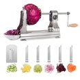 thumbnail image 1 of Cortador de verduras en espiral WellToBe, 6 hojas, acero inoxidable, 1 of 5