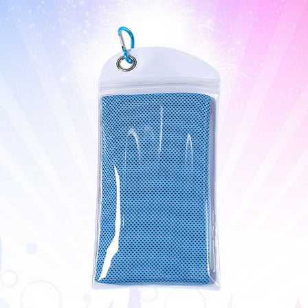 GOOHOCHY Cooling Towel 1Pcs Microfiber Sky-Blue for Hiking and Outdoor Activities