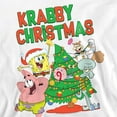thumbnail image 2 of Spongebob Squarepants Merry Christmas Tree Decorating Unisex Adult Crewneck Sweatshirt, 2 of 5