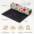 thumbnail image 6 of Area Rugs 4'x6'. Watercolor Floral Carpet Runner Indoor Outdoor Rugs Home Decor Aesthetic, Spring Red Poppy Flower Botanical Beige Non Slip Mats Washable Accent Rug for Living Room Bedroom, 6 of 8