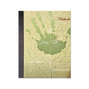 Canefield 68926 Eco Series Notebook, Eco-Green Vote Cover, Ruled, 11-3/4 x 8-3/8, White, 192 Pgs