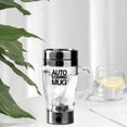 thumbnail image 3 of Auto Self Stirring Mug Battery Operate Travel Self Stainless Steel for Kitchen Hiking with handle, 3 of 8