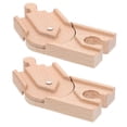 thumbnail image 3 of 2Pcs Kids Wooden Train Track Toy DIY Railway Train Track Toy Children Plaything, 3 of 4