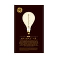 thumbnail image 4 of GE Vintage Style LED Light Bulbs, 40 Watts, PS52 Globe Bulb, Medium Base, 4 of 6