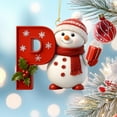 thumbnail image 4 of 26 Letters Christmas Tree Decoration Pendant Christmas Tree Ornaments DIY Christmas Ornaments Christmas Decoration Xmas Tree Hanging Decor, 4 of 6