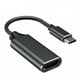 thumbnail image 1 of Negro, adaptador USB C a HDMI, adaptador USB tipo C a HDMI 4k (compatible con Thunderbolt 3) con salida de audio y video para MacBook Pro 2018/2017, iPad, 1 of 5