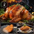 thumbnail image 3 of Meat Thermometer Digital for Cooking, Candy Making and Grilling, Collapsible Probe, with Magnet, Calibration, Backlight Waterproof Food Thermometer (Red), 3 of 7