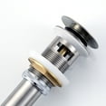 thumbnail image 5 of DS02-TB 1 5/8" Bathroom Faucet Vessel Vanity Sink Pop Up Drain Stopper With Overflow Brushed Nickel, 5 of 9