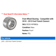 thumbnail image 2 of Front Wheel Bearing - Compatible with 2010 - 2013 Ford Transit Connect 2011 2012, 2 of 2