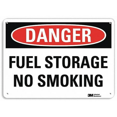 

Lyle Danger No Smoking Sign 10 x 14 Alum U3-1522-RA_14X10 U3-1522-RA_14X10 ZO-G9650821