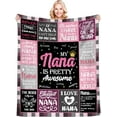 thumbnail image 1 of LHSHID Birthday Gifts for Aunt Blanket Flannel Soft and Comfortable Anti static Bed Sofa Blanket 50x60in, 1 of 5
