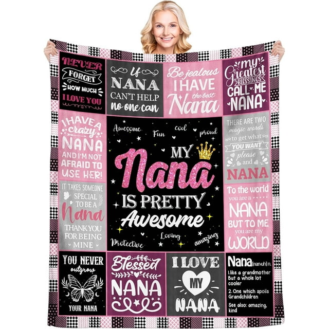 LHSHID Birthday Gifts for Aunt Blanket Flannel Soft and Comfortable Anti static Bed Sofa Blanket 50x60in