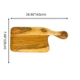 thumbnail image 3 of Handcrafted Wooden Serving Platter with Handle – Kitchen Decor Item, 3 of 5