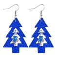 thumbnail image 1 of Fiudx Juego de Pendientes Navideños de Cuero, Accesorio Colgante Festivo, Ambiente Festivo, Joyería para Fiestas Navideñas, Regalo para Mujeres y Niñas, Diseño Ligero., 1 of 3