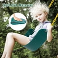 thumbnail image 3 of RedSwing Belt Swing Seat for Kid with 66" Heavy Duty Chains, Playground Swing Set Replacement Accessories with Snap Hooks, for Outdoor Backyard Play Safety, Green, 3 of 9