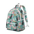 thumbnail image 2 of Labrador Dogs with Flowers Backpack for School,Cute School Bag,Schoolbag with Adjustable Shoulder Straps & Padded Back,13.4"x11"x4.7", 2 of 6